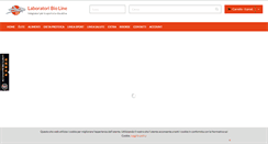 Desktop Screenshot of biolineintegratori.com